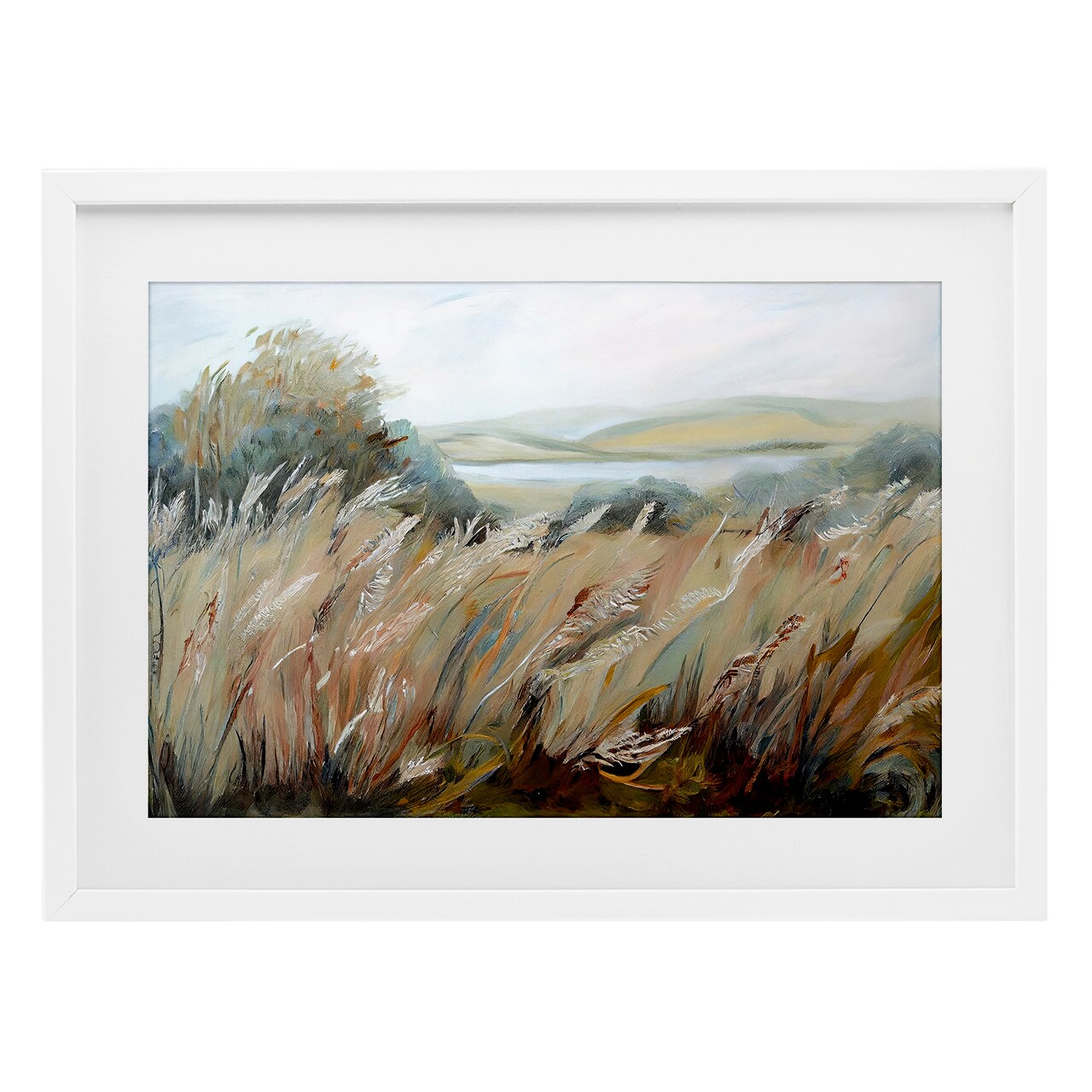 Stupell Industries Windy Meadow Distortion Framed Print Under Glass, design by Sasha